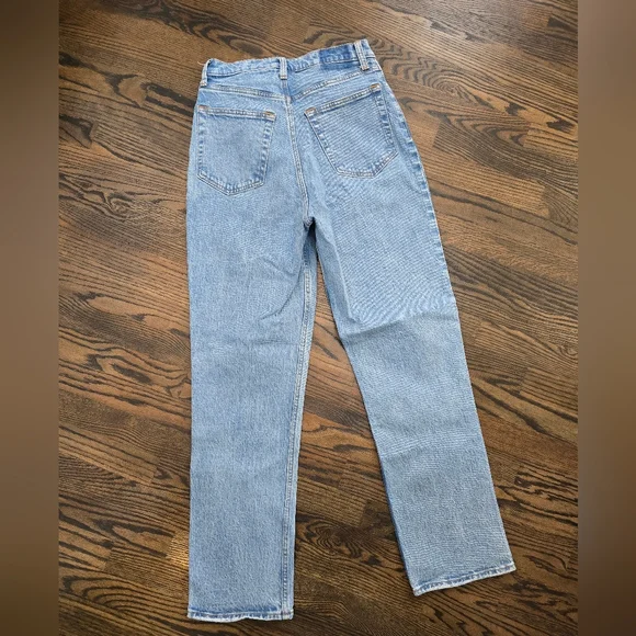 Abercrombie & Fitch 90's Straight Ultra High Rise CURVE LOVE 28/6 - Picture 3 of 5